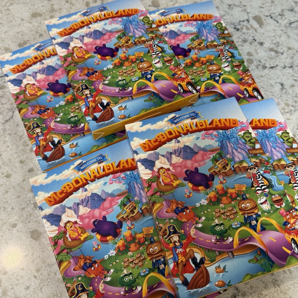 Welcome to McDonaldland 2025 Adult Happy Meal SIX RANDOM SEALED Tin Party Favor